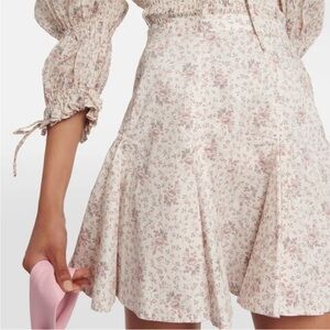 POLO RALPH LAUREN
Floral Cotton Miniskirt In Berry Floral